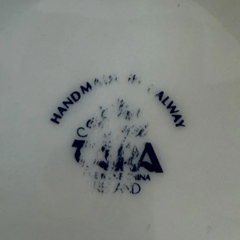 Royal Tara Book Of Kells Fine Bone China Tea Bag Holder Ireland Abstract